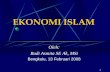 EKONOMI ISLAM - digilib.esaunggul.ac.id · baik dalam transaksi jual-beli maupun ... Ada empat prinsip utama dalam sistem ekonomi Islam yang diisyaratkan dalam Al Qur’an: 1. Hidup