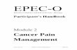 EPEC-O - IPCRC.NET M02 Pain/EPEC-O M02 Pain PH.pdf · Abstract Most patients with cancer experience pain. Adequate assessment by a knowledgeable oncologist, often working closely