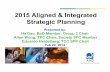 2015 Aligned & Integrated Strategic Planning - asqhcd.orgasqhcd.org/wp-content/uploads/2014/08/Dao-2014-Aligned-and-Integrated-Strategic... · 2015 Aligned & Integrated Strategic