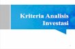 Kriteria Analisis Investasi - afrila_pradita.staff.gunadarma.ac.idafrila_pradita.staff.gunadarma.ac.id/Downloads/files/60665/M7+-+SKB.pdf · IRR (Internal Rate of Return) • merupakan