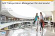 Public SAP Transportation Management für den .Stefan Sauer, SAP Mannheim, 6. Juli 2016 SAP Transportation