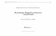 Analog Applications Journal - all-electronics.de · Analog Applications Journal is a collection of analog application articles designed to give readers a basic understanding of TI