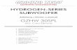 HYDROGEN-SERIES SUBWOOFER - ground-zero-audio.com .HYDROGEN-SERIES SUBWOOFER Anleitung / Owner´s