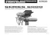 SERIES 6000 - Electric Hoists, Hand Chain Hoists, Wire ... Series 6000 Full Air Trolley.pdf · SERIES 6000 FULL AIR MOTOR DRIVEN TROLLEY ... tacky; such as MOBIL TAC 275 NC or equal.