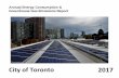 Annual Energy Consumption & Greenhouse Gas Emissions Report · In July 2017, City Council adopted TransformTO: Climate Action for a Healthy, Equitable and Prosperous Toronto - Report