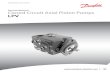 LPV Closed Circuit Axial Piston Pumps - assets.danfoss.com · concept in conjunction with a tiltable swashplate to vary the pump’s displacement. Reversing the angle of the swashplate