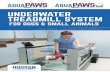 UNDERWATER TREADMILL SYSTEM - Hudson Aquatic · UNDERWATER TREADMILL SYSTEM These American-made systems also create a low-impact treadmill workout to help athletic and show dogs increase
