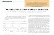 Airborne Weather Radar - The Aircraft Electronics Associationaea.net/AvionicsNews/ANArchives/Jun11_AirborneRadar.pdf · Airborne Weather Radar. ... a water tower at nine miles makes
