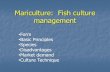 Mariculture: Fish culture management - Universitas Brawijayaamhariati.lecture.ub.ac.id/files/2012/04/Mariculture-FINFISH.pdf · Mariculture: Fish culture management •Form •Basic