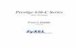 Prestige 630-C Series - Tiscali Webspaceweb.tiscali.it/adslbox018/ZyxelC/P630C_Series_v1Windows_UsersGuide.pdf · Prestige 630-C Series ADSL USB Modem ZyXEL Limited Warranty iii ZyXEL