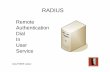 RADIUS - Institut d'électronique et d'informatique Gaspard …igm.univ-mlv.fr/~dr/XPOSE2007/jgauth02_RADIUS/... · 2008-03-22 · - Le serveur RADIUS va authentifier chaque client