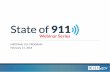 NATIONAL 911 PROGRAM February 13, 2018 · by a 10-minute Q&A period • For more information on future webinars, access to archived recordings and to learn more about the National