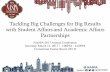 Tackling Big Challenges for Big Results with Student ...apps.naspa.org/cfp/uploads/Tackling Partnerships Final Presentation - NASPA 2017.pdf · • Types of SAPAAs -Shift from service