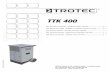 BA TTK400 SL SK CS PL HR - de.trotec.com · Model TTK 400 Največja zmogljivost sušilca 75 l / 24 h ... A1 A2 2 1 1 2 H(N/C) C(COM) C(COM) (N/C)L 32 1 (COM) 2 (N/O) (N/C) MAKES 1-3