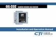 GG-CO2 CARBON DIOXIDE GAS SENSOR · 4 GG-CO2 General Description Installation The GG-CO2 sensor is a +24 VDC, three-wire, 4/20 mA sensor for carbon dioxide which utilizes proven infrared