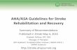 AHA/ASA Guidelines for Stroke Rehabilitation and Recoveryhsc.ghs.org/wp-content/uploads/2016/10/DUBOSE-Stroke-Guidelines... · AHA/ASA Guidelines for Stroke Rehabilitation and Recovery