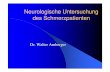 Neurologische Untersuchung des Schmerzpatientenpaincourse.com/upload/pdf-b-15/neurologische-untersuchung-amberger-2015.pdf · Inspektion Beim genauen Betrachten des Patienten kann