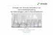 Einsatz von Ensola Antiodour zur Geruchsbekämpfung auf ... · Anaerob Sulfid produzierende Emission H 2S Bakterien erzeugen H 2S aus SO 4 (über Slfid) Abwasser < 0,1 mg O 2 (anaerob)