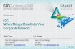 SESSION ID: STR-F01 IOT: When Things Crawl Into Your ... · SESSION ID: #RSAC Sam Curry Uri Rivner IOT: When Things Crawl Into Your Corporate Network STR-F01 Chief Technology and