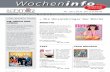Wocheninfo - wschmitz.dewschmitz.de/uploads/media/SCHMITZ_Wocheninfo_35_2018.pdf · tik, Kultur, Partnerschaft, Medizin und Beruf. In dieser Ausgabe Guter Stil kann so einfach sein!