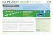 PLANT 2030 NEWS 13 - pflanzenforschung.de · Die Europäische Technologieplattform Plants for the Future (Plant ETP) hat einen unabhängigen Bericht zum qualitativen und quantitativen