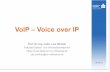 VoIP Voice over IP - staff.hs-mittweida.dewin/vorlesungen/VoIP.pdf · 2015-11 VoIP – Voice over IP Prof. Dr.-Ing. habil. Lutz Winkler Fakultät Elektro- und Informationstechnik