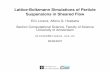 Lattice-Boltzmann Simulations of Particle Suspensionsjanke/CompPhys07/Folien/lorenz.pdf · Lattice-Boltzmann Simulations of Particle Suspensions in Sheared Flow Eric Lorenz, Alfons