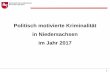 Politisch motivierte Kriminalität in Niedersachsen im Jahr ... · Sachverhalt nicht unter den Phänomenbereichen PMK -links-, PMK -rechts-, PMK -ausländische Ideologie- oder PMK