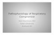 Pathophysiology,of,Respiratory, Compromise, · Pathophysiology,of,Respiratory, Compromise, • Determinants,of,Respiratory,Homeostasis, – Ven?latory ,paern, – Lungresngsize(FRC)