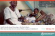 Health Results-based Financing at the World Bank What have ... · –First IE: increase of