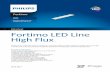 Datasheet Fortimo LED Line High Flux - Philips · Datasheet Fortimo LED Line High Flux Fortimo LED Line High Flux system are designed to enable LED lighting at higher application