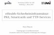 eHealth-Sicherheitsinfrastruktur: PKI, Smartcards und TTP ... · Workshop GMDS-AG SKI Hamburg, 2. März 2005 eHealth-Sicherheitsinfrastruktur: PKI, Smartcards und TTP-Services Peter