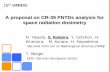 A proposal on CR-39 PNTDs analysis for space radiation ... · 15th WRMISSWRMISS A proposal on CR-39 PNTDs analysis for space radiation dosimetry N. Yasuda, S. Kodaira, Y. Uchihori,