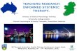 TEACHING RESEARCH INFORMED SYSTEMIC THERAPY. · 1 TEACHING RESEARCH INFORMED SYSTEMIC THERAPY. Director of Clinical Psychology Training University College Dublin Clinical Psychologist
