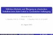 Melnikov-Methode und Übergang zu chaotischem Verhalten ...airlich.de/wp-content/uploads/2011/07/Melnikov_thesis_slides_Erlich.pdf · Melnikov-Methode und Übergang zu chaotischem