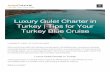 Turkey Blue Cruise Turkey | Tips for Your Luxury Gulet ... fileThe name Blue Cruise came from the 1957 Turkish book Mavi Yolculuk by Azra Erhat about the author’s sailing trips around
