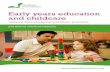 Early years education and childcare - Nuffield Foundation · 6 Early years education and childcare 7 countries, England has been more successful in using early education and childcare