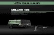 Sullair 185america.sullair.com/sites/default/files/2017-10/LIT 185_PAP185T4F201709... · Sullair 185 Portable Lubricated Rotary Screw Air Compressors Tier 4 Final Emissions Compliant