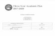 Three-Year Academic Plan 2017-2020 · According to SY 2015-16 data, 16% and SY 2016-17 data 13% and SY 17-18 data 18% of P0'ohala Elementary School students were chronically absent.