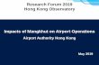 Impacts of Mangkhut on Airport Operations · 1 Research Forum 2019 Hong Kong Observatory Impacts of Mangkhut on Airport Operations Airport Authority Hong Kong May 2019