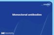 Monoclonal antibodies - European Association of Hospital ... · Antibody production • Polyclonal: –Antibodies are collected from sera of exposed animals Or –A combination of