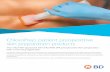 ChloraPrep patient preoperative skin preparation products · When the skin is incised, the exposed tissues are at risk for contamination. of skin flora reside in the first five layers