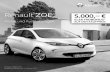 Renault ZOE 5.000,– - renault-koenig.de · 12-V-Anschluss in der Mittelkonsole vorne Außenspiegel elektrisch einstell-, beheizbar/ und anklappbar /– /– / Berganfahrhilfe (Hill