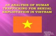 An Analysis of Human Trafficking for Sexual Exploitation ... · Four main Cross-border Trafficking Routes Internal Trafficking Destination Country Transit country for Chinese children