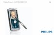 Oversigt over telefonen - download.p4c.philips.com · Holdod# nede, når telefonen er på standby. Berøringsfølsom skærm. Din mobiltelefon er udstyret med en berøringsfølsom
