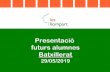 Presentació futurs alumnes Batxillerat - iesllompart.catiesllompart.cat/images/documents/secretaria/presentacio_BATX_2019.pdfPresentació futurs alumnes Batxillerat 29/05/2019 ...