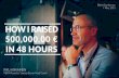 HOWIRAISED 500,000.00€ IN48HOURS · "BAN FINNISH BUSINESS ANGELS NETWORK INSPIRING PRIVATE INVESTMENTS Startup Sauna Aaltoesocom