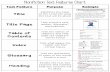 Nonfiction Text Features Chart - Teaching Made Practical · Nonfiction Text Features Chart Text Feature Purpose Example Title Identifies the topic of the text/tells what the text