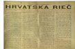 1 RVATSKA RIEČ212.92.192.228/digitalizacija/novine/hrvatska-riec_1908_11__291.pdf · utem. Prema ovomu već se čita, da bi ugarska id a bil započel nov e pregovor o izmirenju Hrvatima.