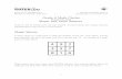 Grade 6 Math Circles - CEMC · Grade 6 Math Circles March 7/8, 2017 Magic and Latin Squares Today we will be solving math and logic puzzles! All these puzzles have unique solutions